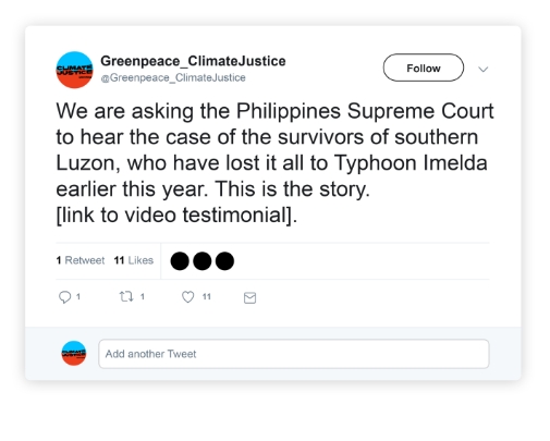 Honor the source dont - Climate justice - Greenpeace