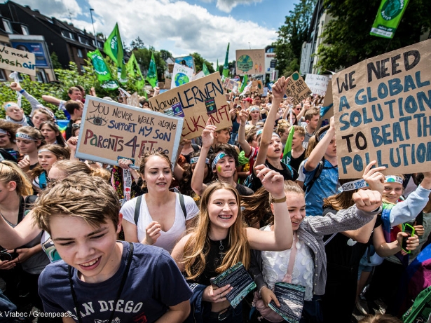 Protest against climate change - Climate justice - Greenpeace